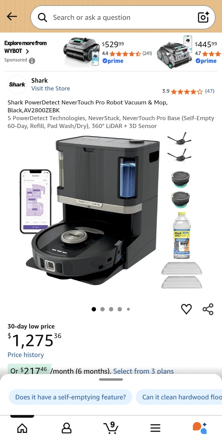 Shark PowerDetect Pro Robot Vacuum & Mop - photo 2