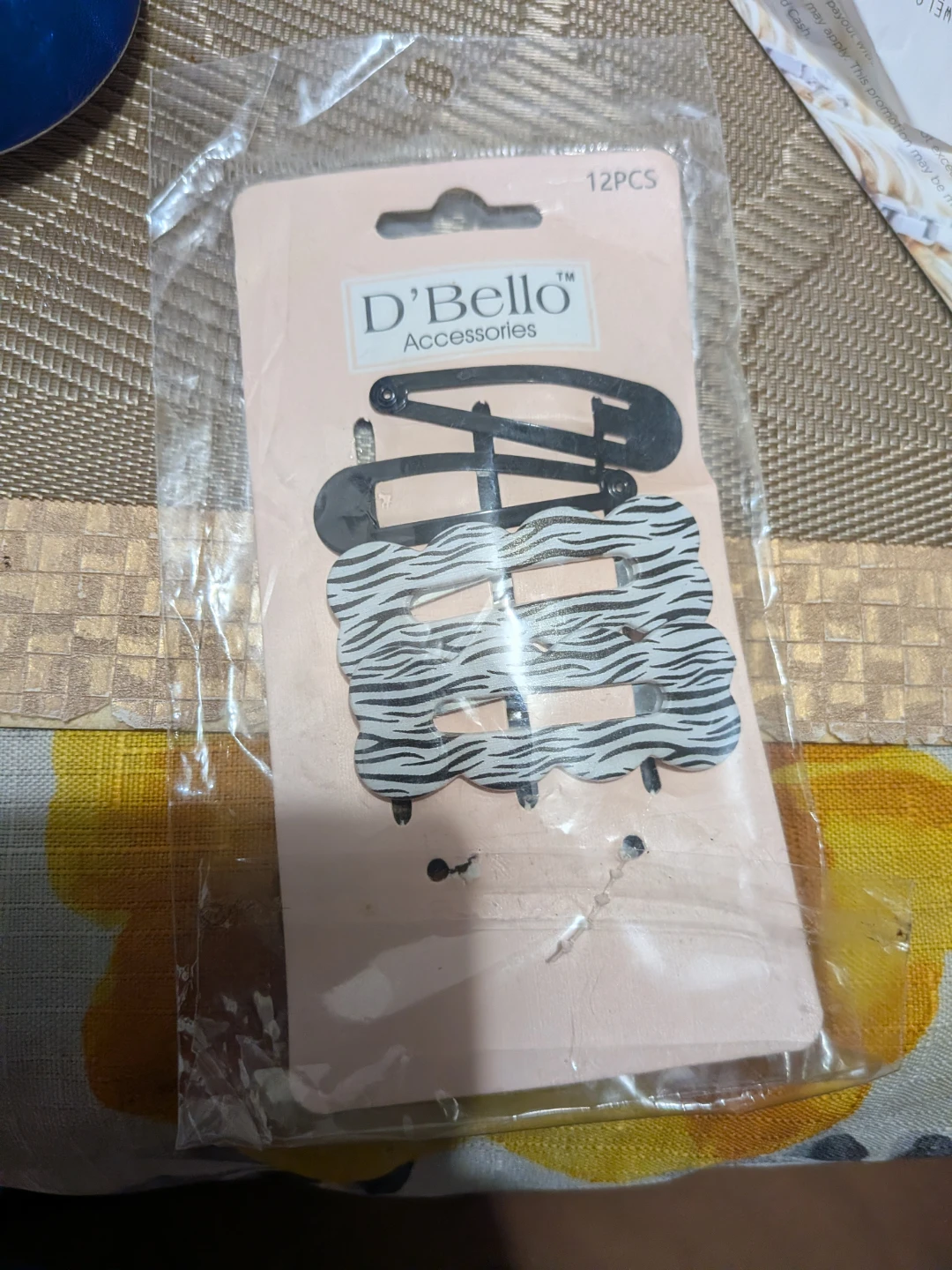 D'Bello Accessories Hair Clips - 12 Pieces