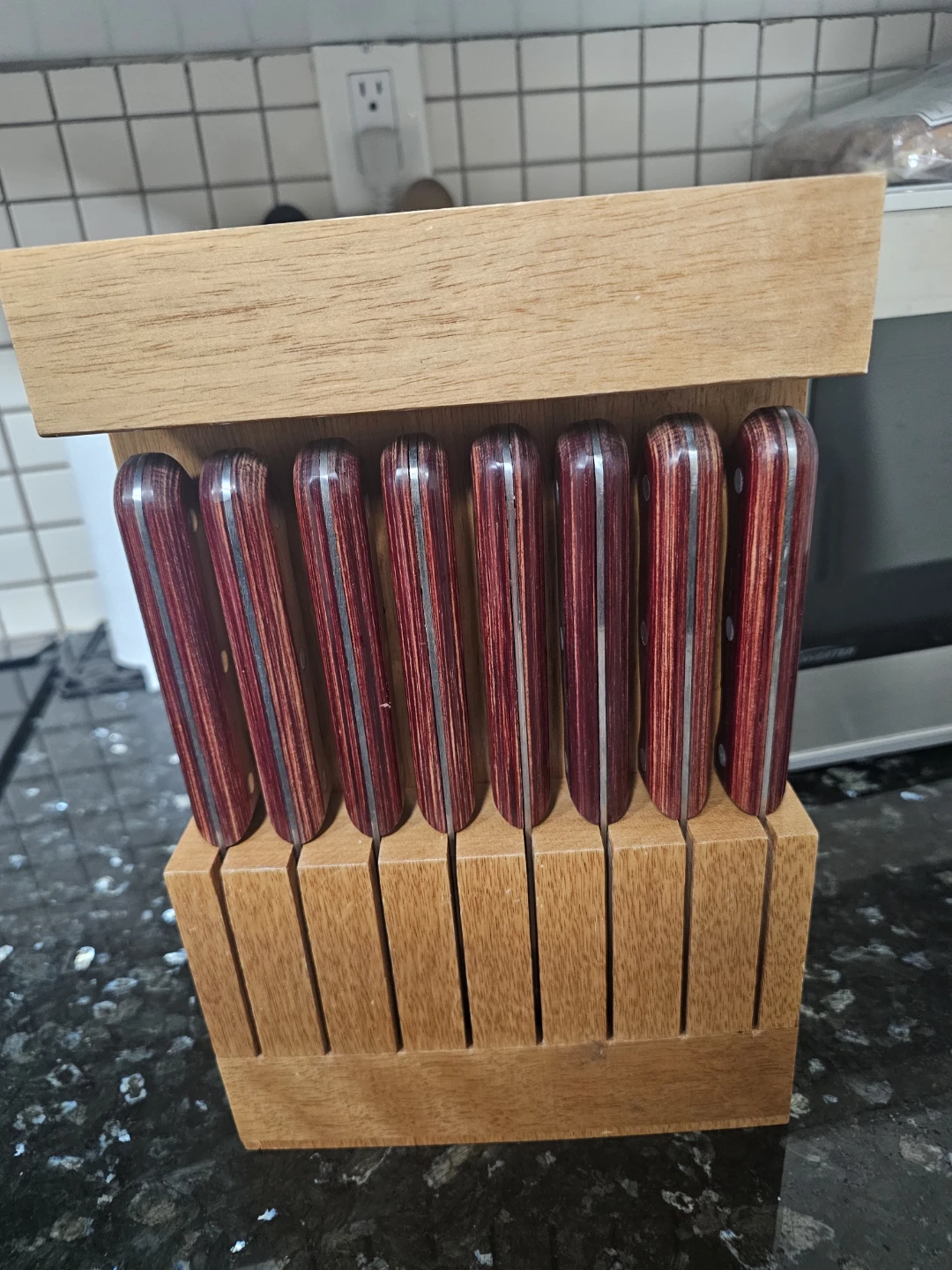 Tramontina Steak Knives Set with Wooden Block - photo 2