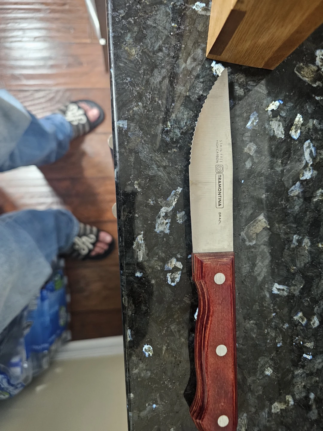 Tramontina Steak Knives Set with Wooden Block - photo 3