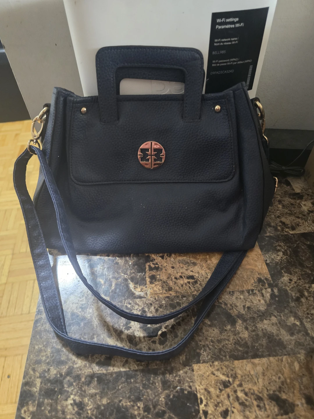 Navy Blue Handbag