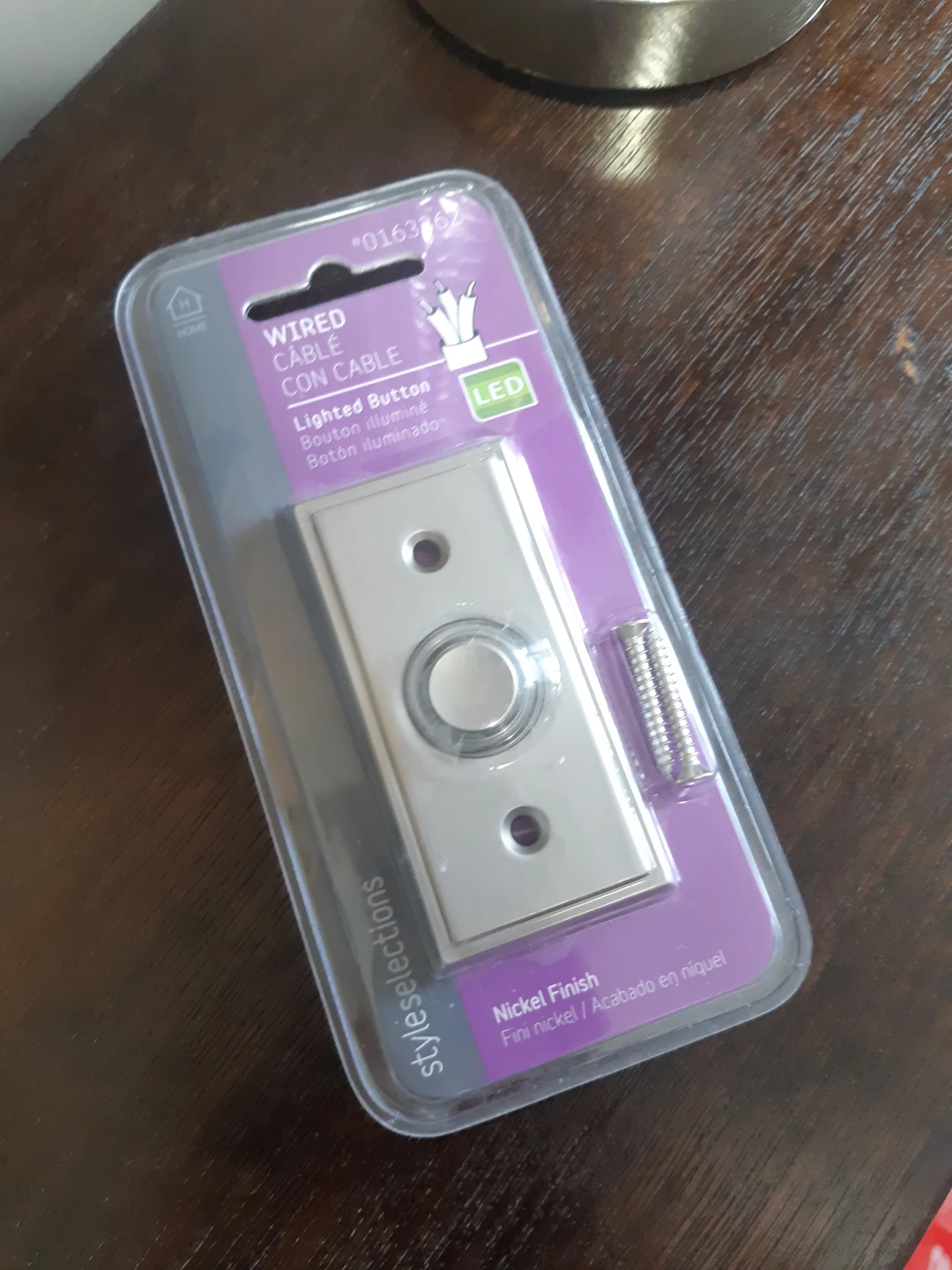 Style Selections Wired LED Lighted Doorbell Button - photo 5