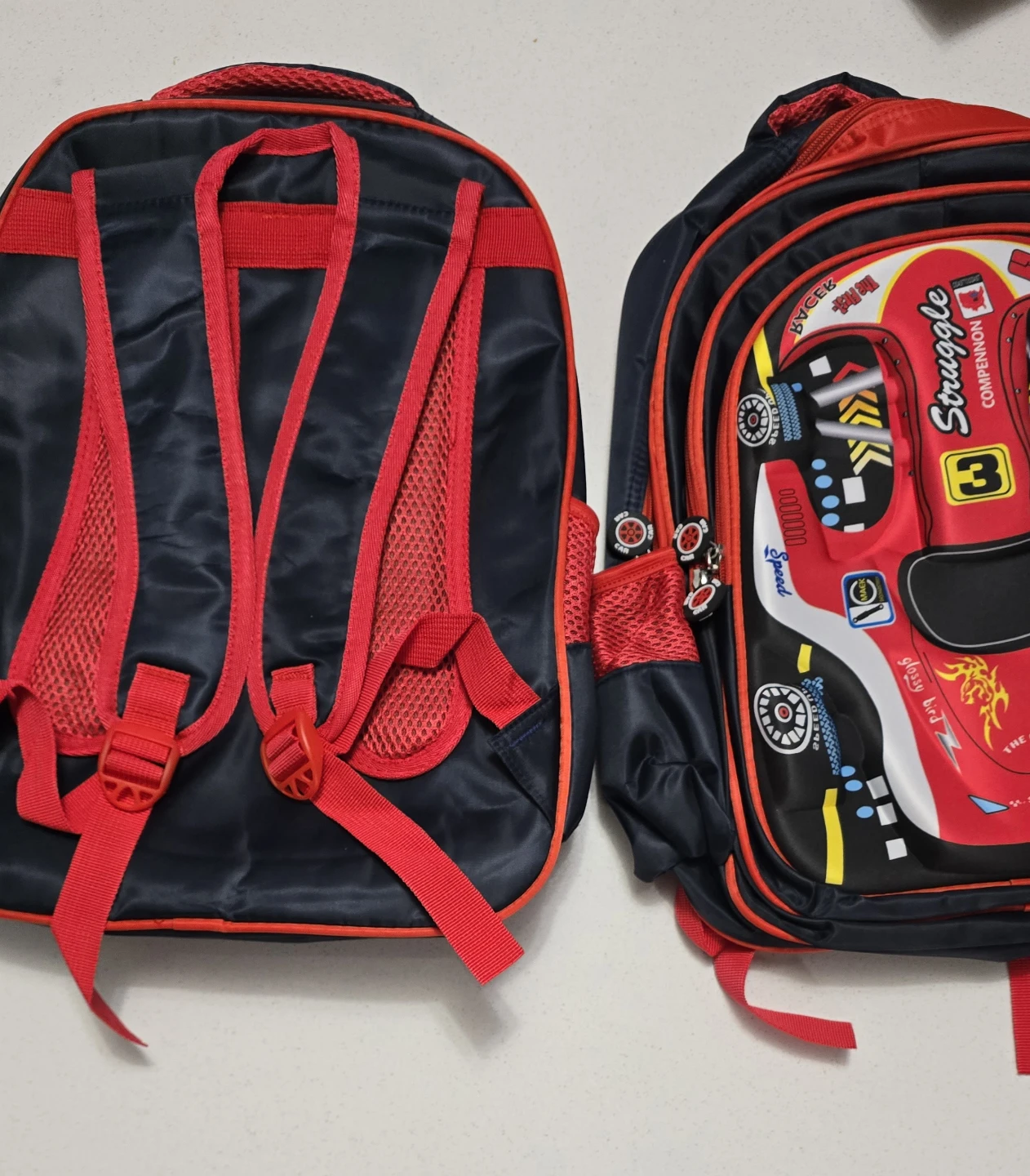 Kids Race Car Backpack - photo 3