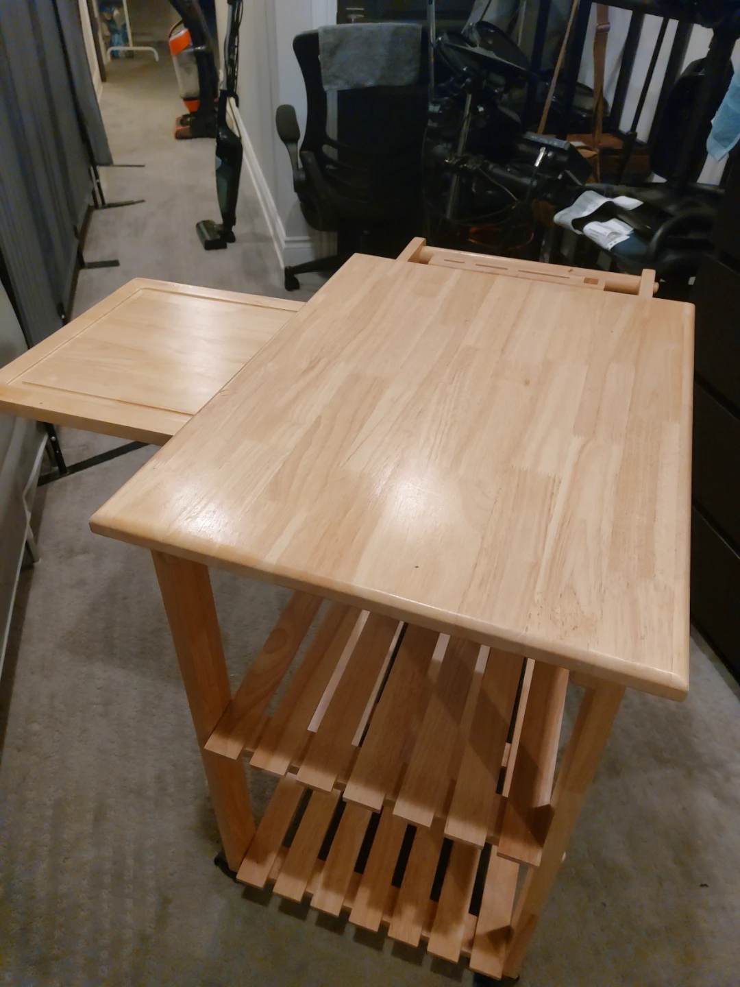 Wooden Kitchen Cart with Wheels - photo 5
