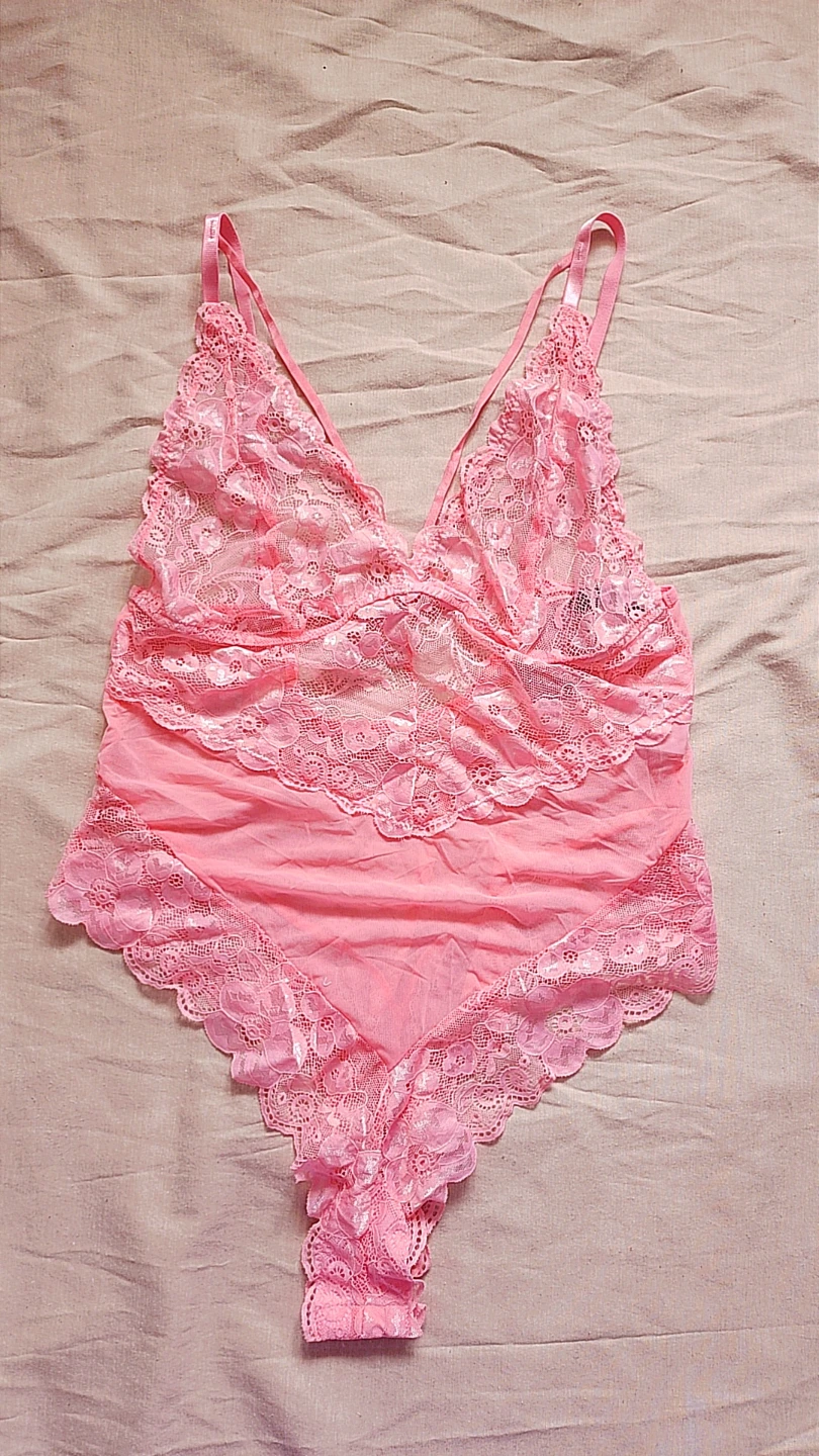 Pink Lace Teddy - photo 4
