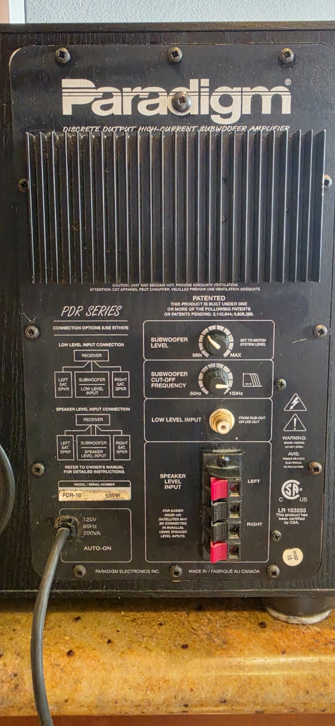 Vintage Rare Esprit BP Towers & PDR-10 Powered Subwoofer - photo 4