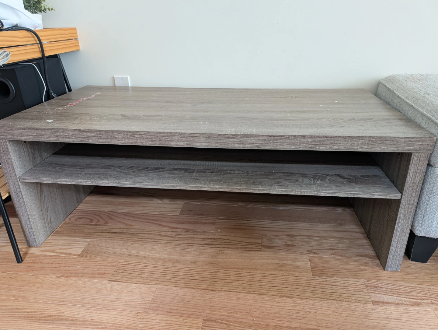 Wooden Coffee Table with Shelf