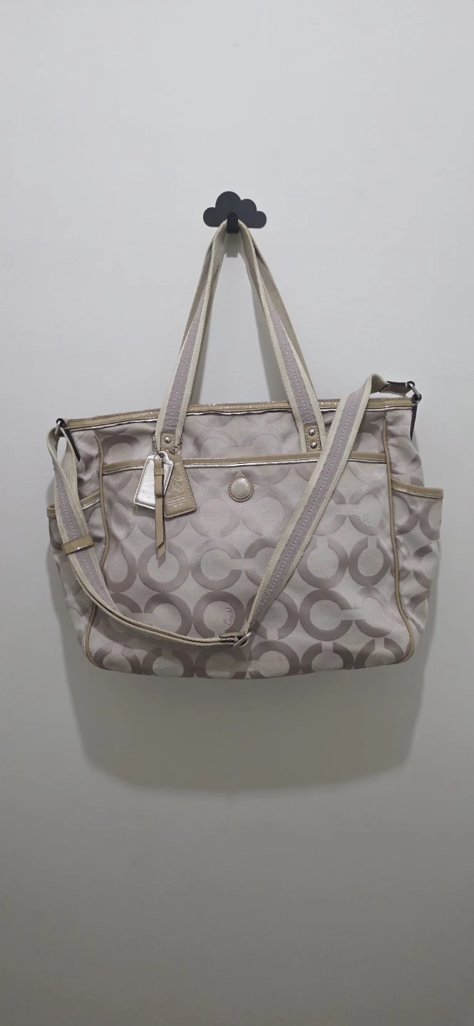 Coach Signature C Monogram Tote bag (carry all )