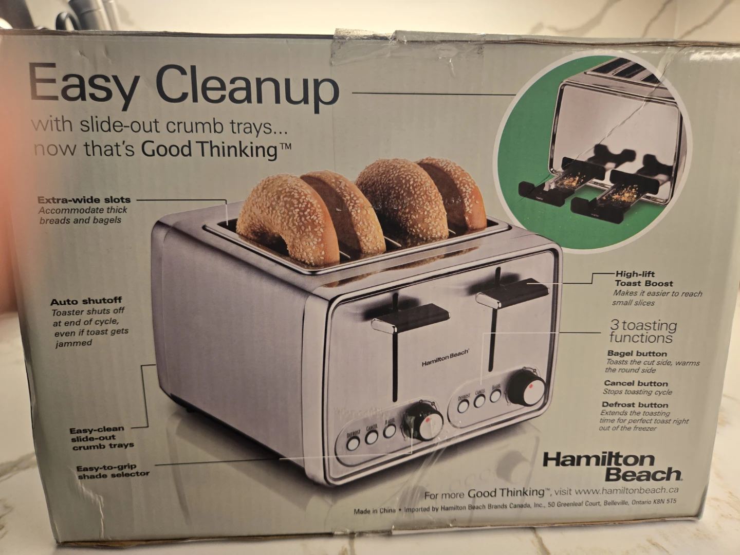 Hamilton Beach Modern Chrome 4 Slice Toaster - photo 2