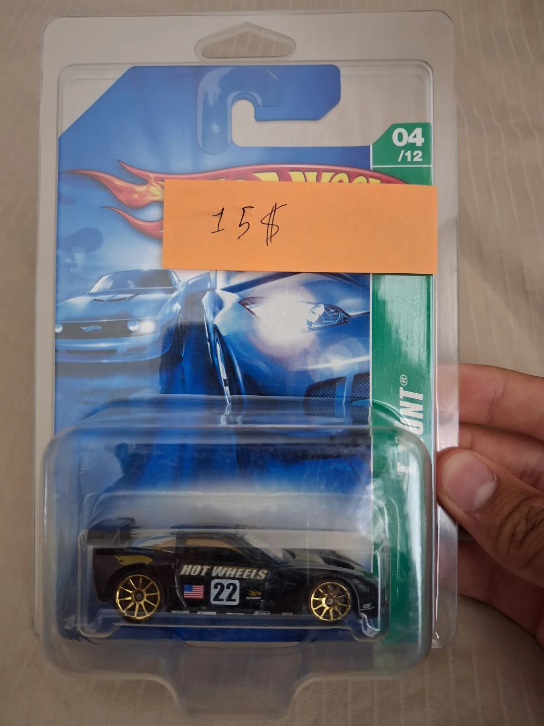 Hot Wheels T-Hunt Corvette C6R Toy Car