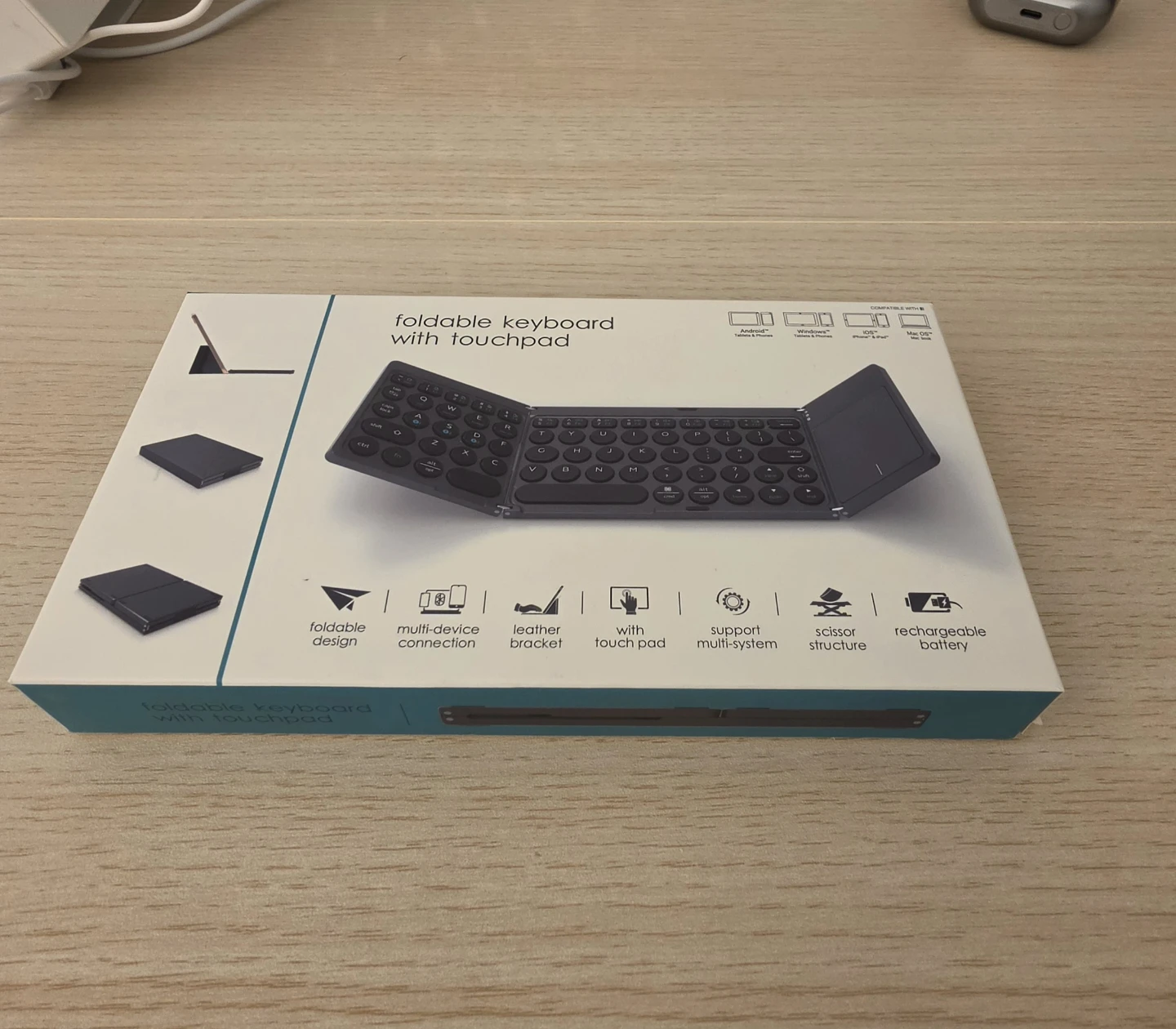 Foldable Bluetooth Keyboard with Trackpad - photo 5