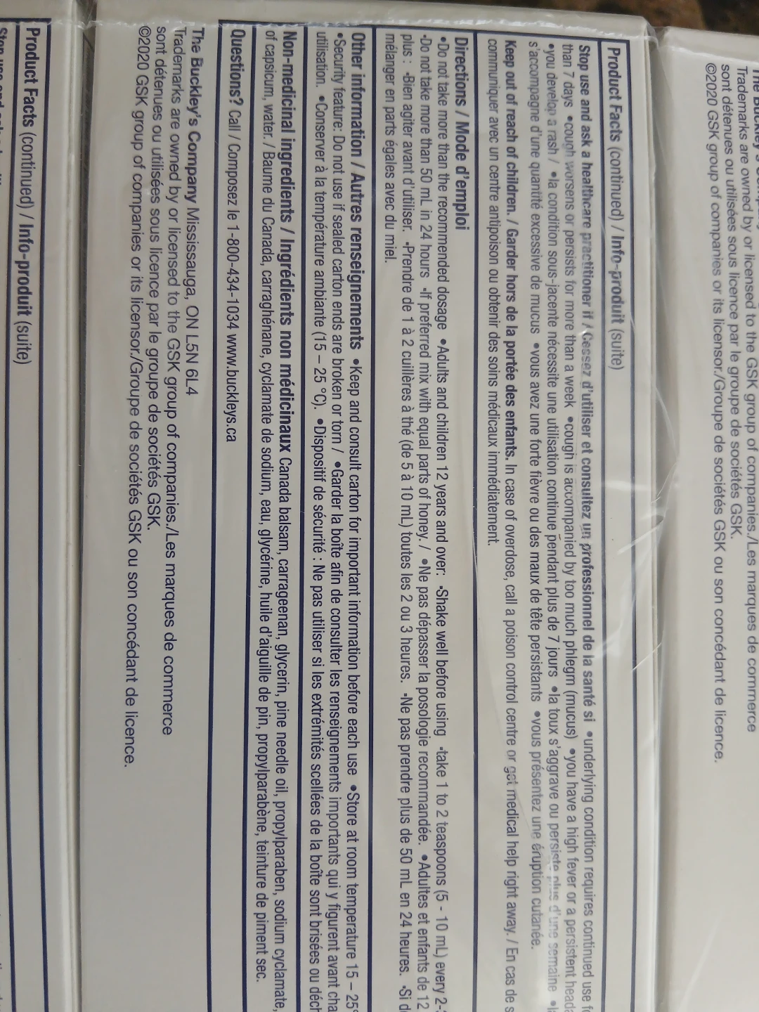 Buckley's Cough & Congestion Mixture Syrup 200 mL - photo 3