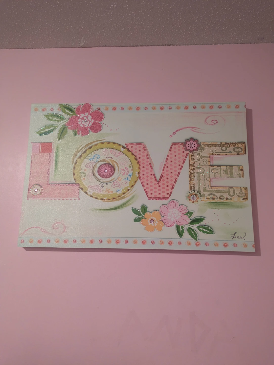 LOVE Wall Art Canvas