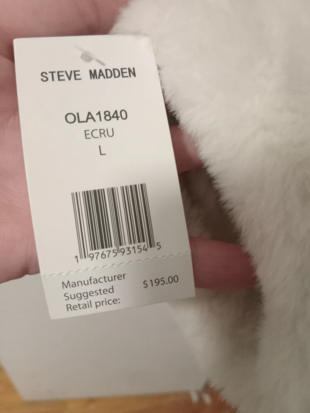 Steve Madden Puffer Jacket - Cream - Size L - photo 4
