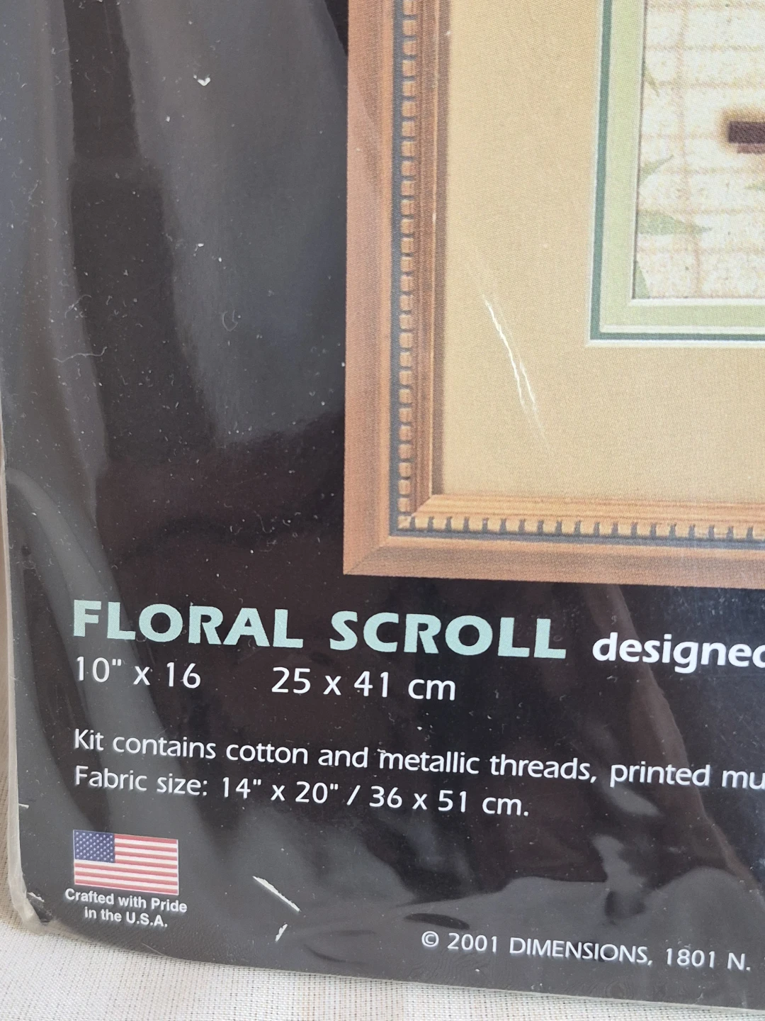 Dimensions Floral Scroll  Counted Cross Stitch Kit  #3203 - photo 4