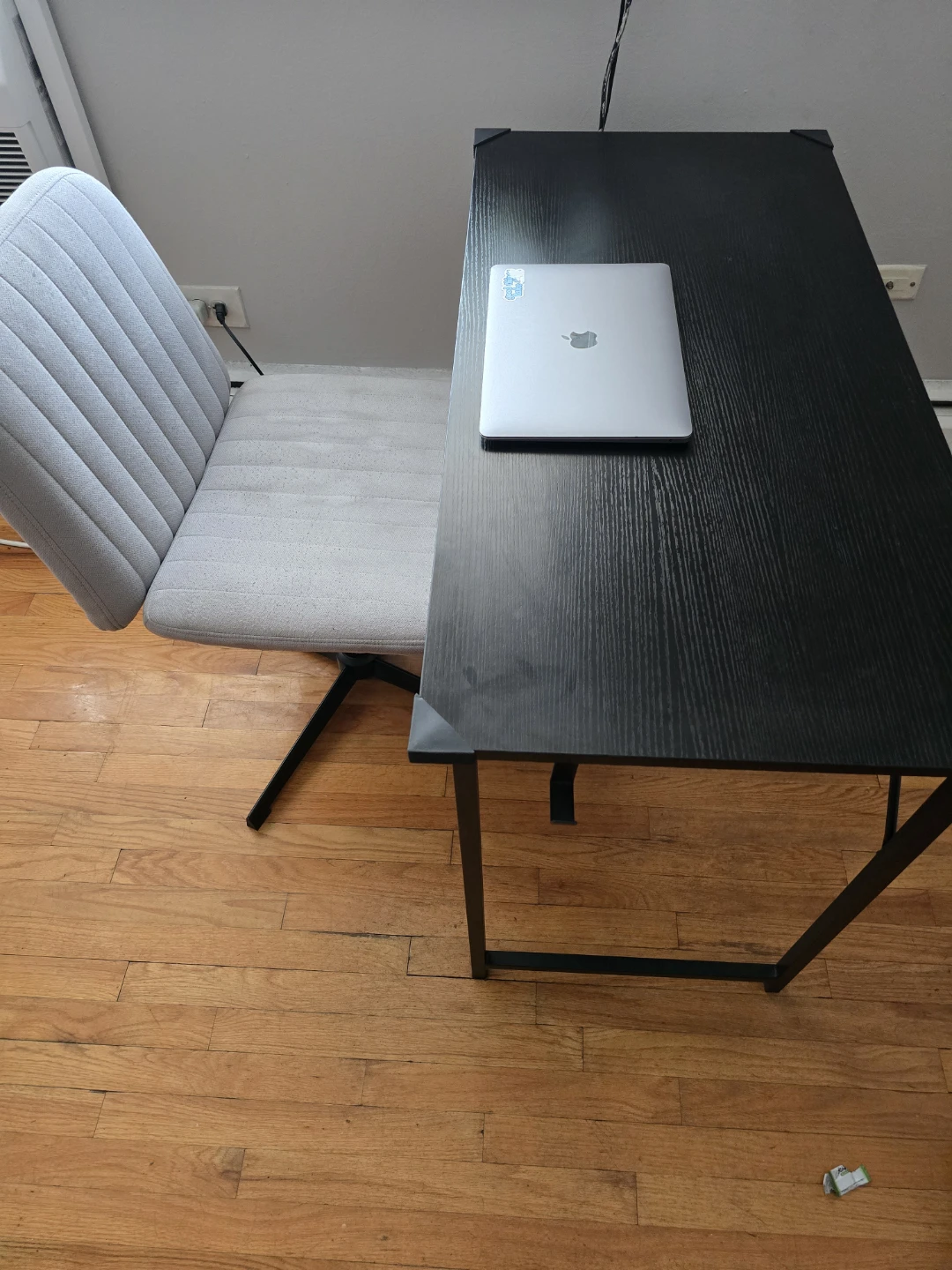Modern Home Office Desk + Swivel Chair Bundle