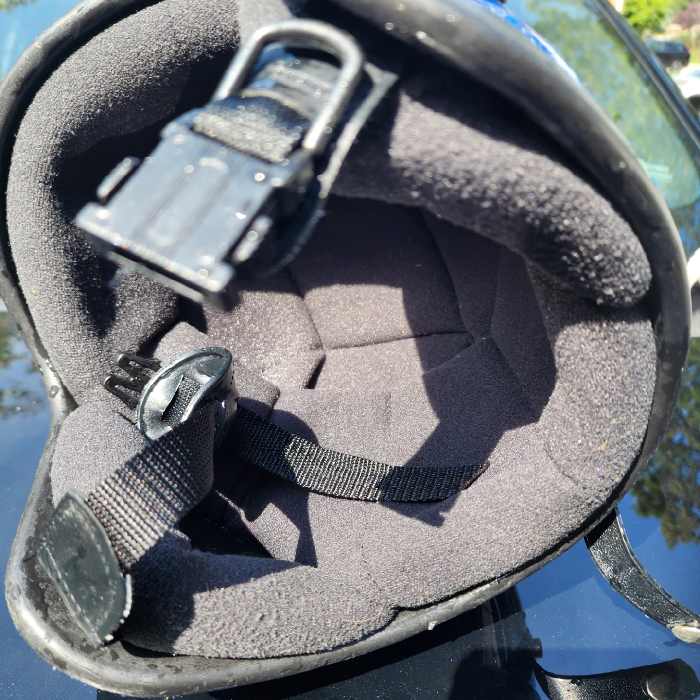 Blue Motorcycle Helmet - photo 3