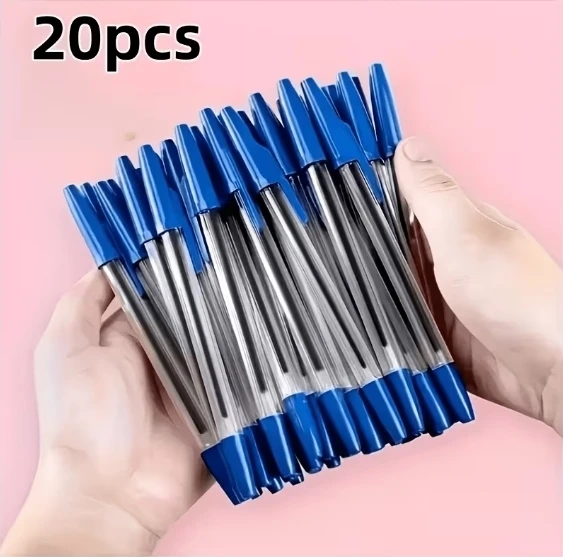 1000 pcs Blue Ballpoint Pens