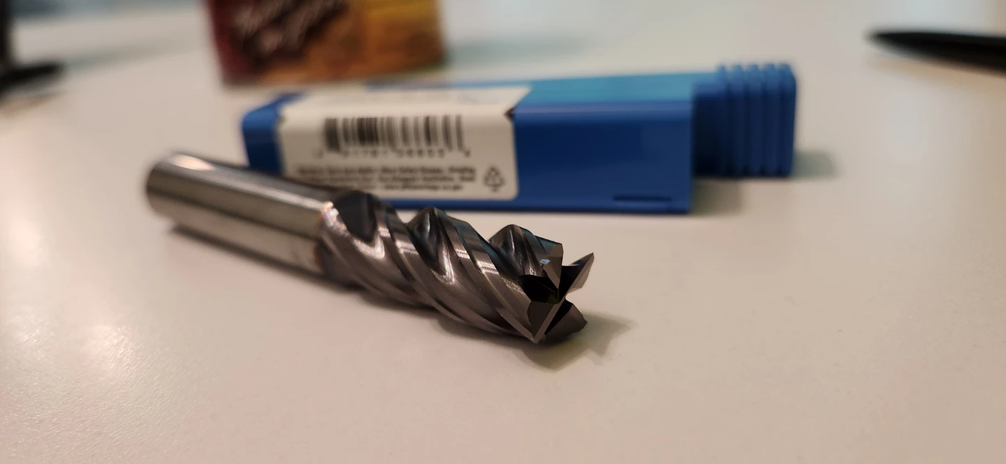 SGS 1/2" Endmill 4FL .010R TX WF Z-Carb - photo 5