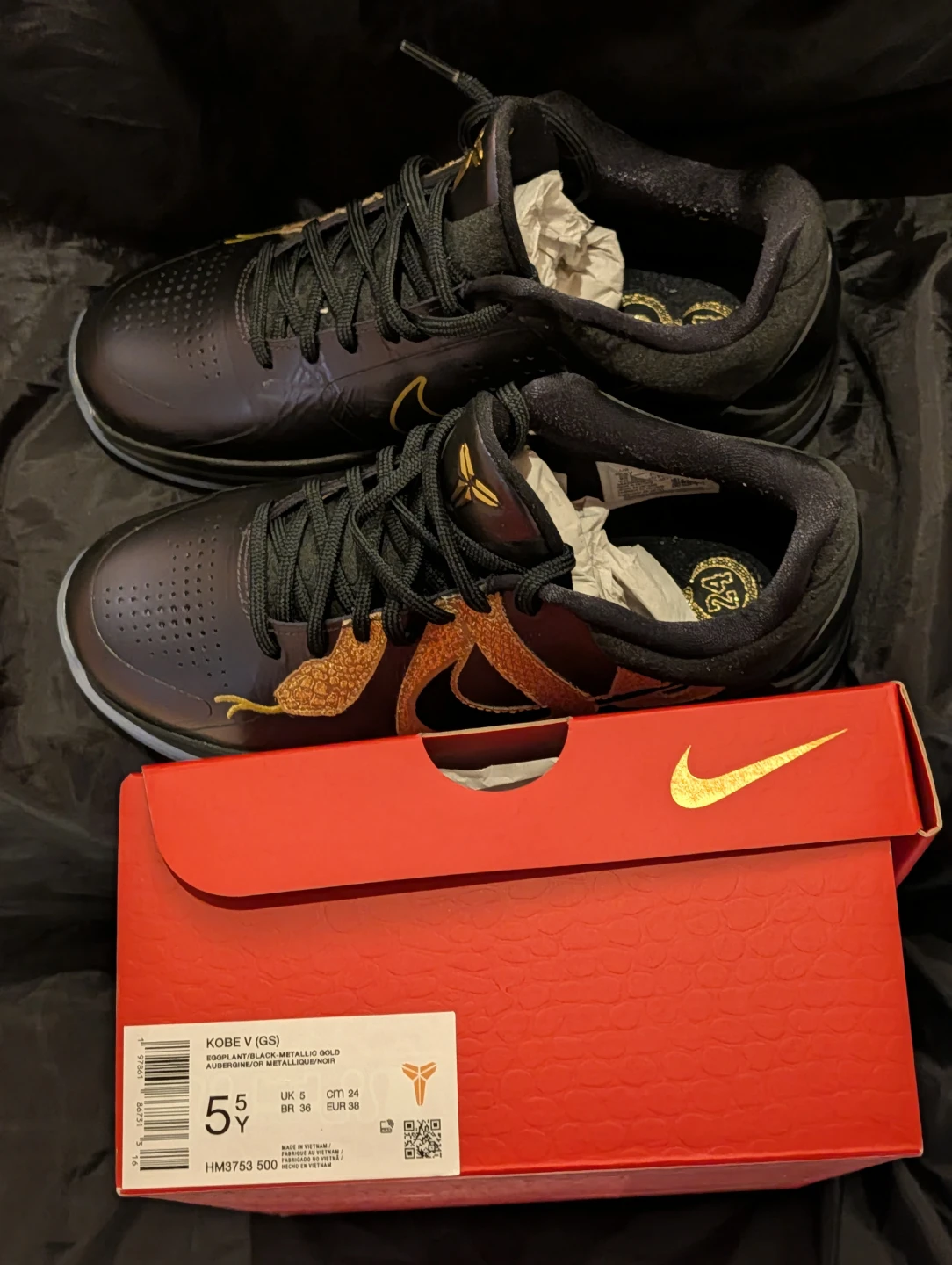 Nike Kobe V (GS) "Court Purple" DM4094-500 - photo 4