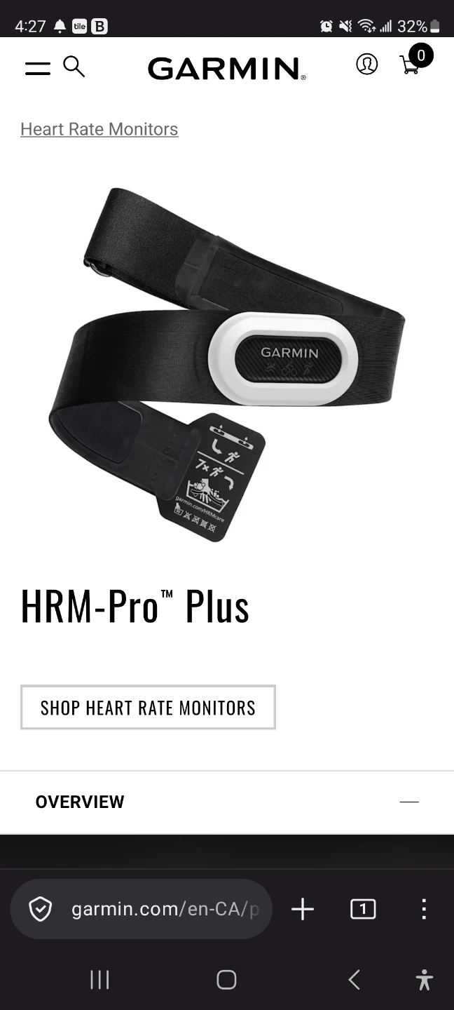 Garmin HRM-Pro Plus Heart Rate Monitor Chest Strap - photo 2