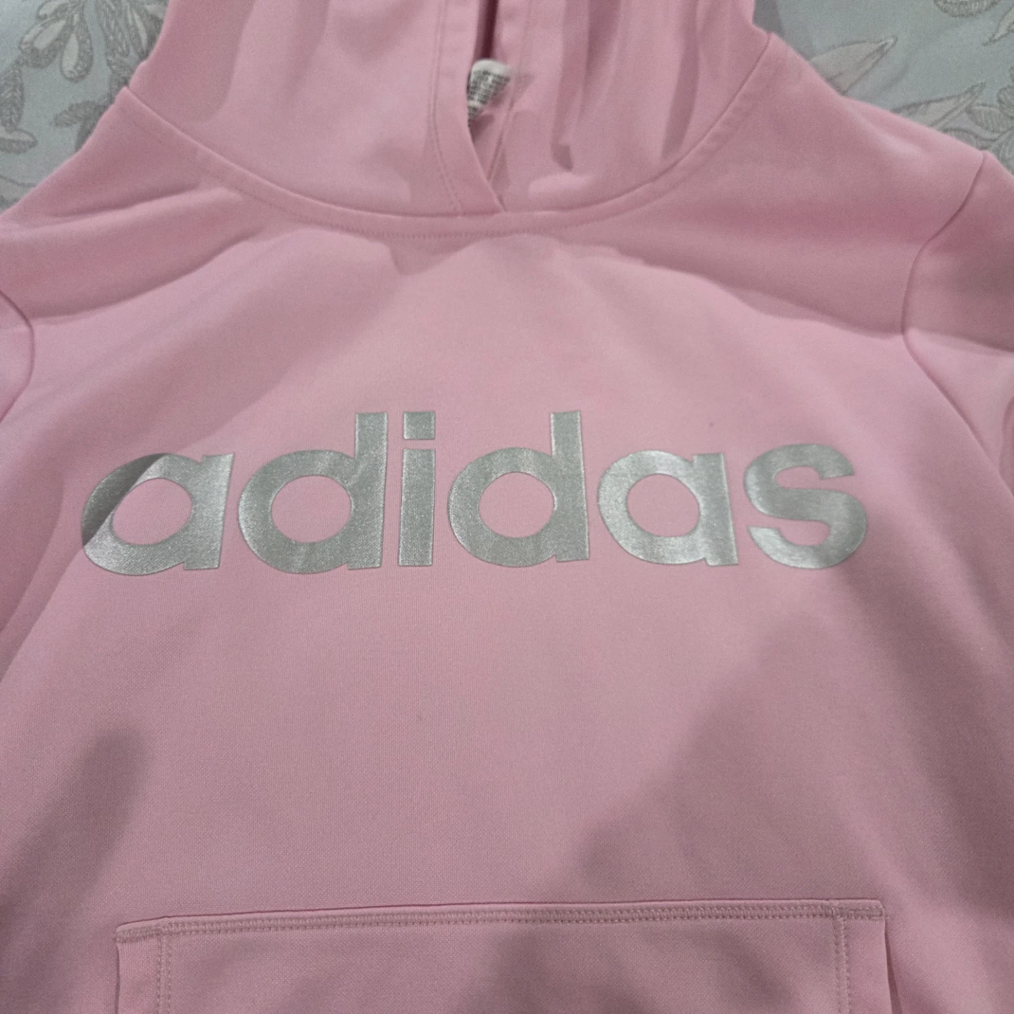 Adidas Pink Hoodie Size L/G (14) - photo 2