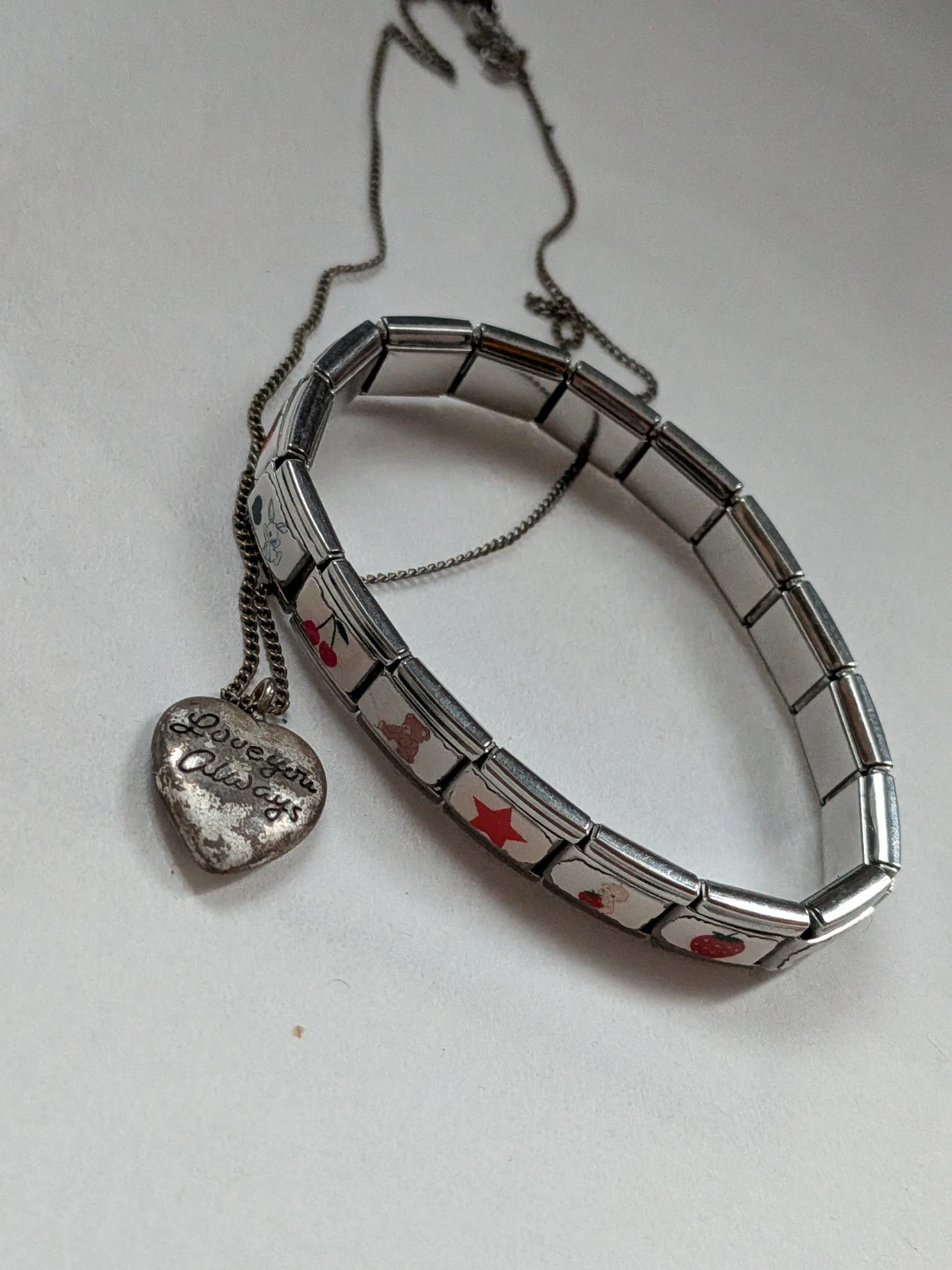 Brandy Melville "Love You Always" Heart Necklace