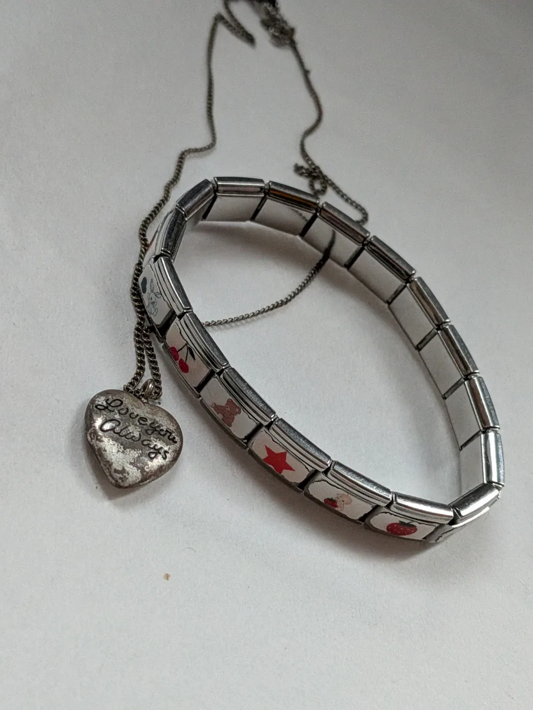 Brandy Melville "Love You Always" Heart Necklace