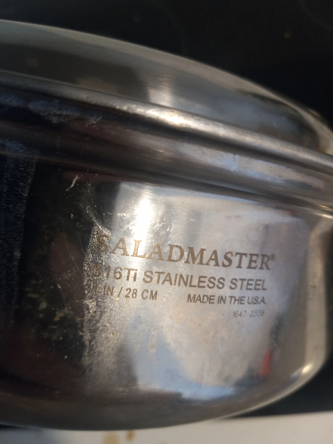 Saladmaster 16Ti Stainless Steel Pot with Lid - 28 CM - photo 3
