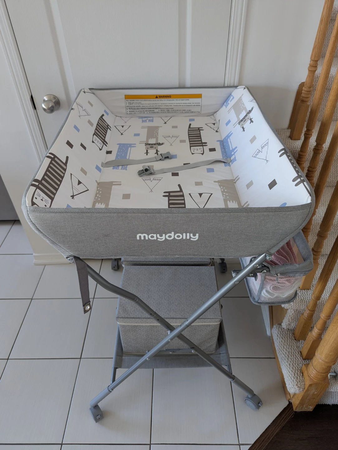 Maydolly Changing Table with Storage Baskets - photo 3