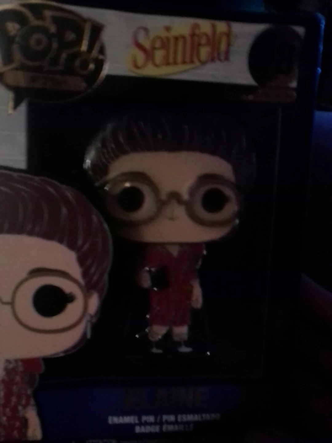 Funko Pop! Seinfeld Elaine Enamel Pin 18