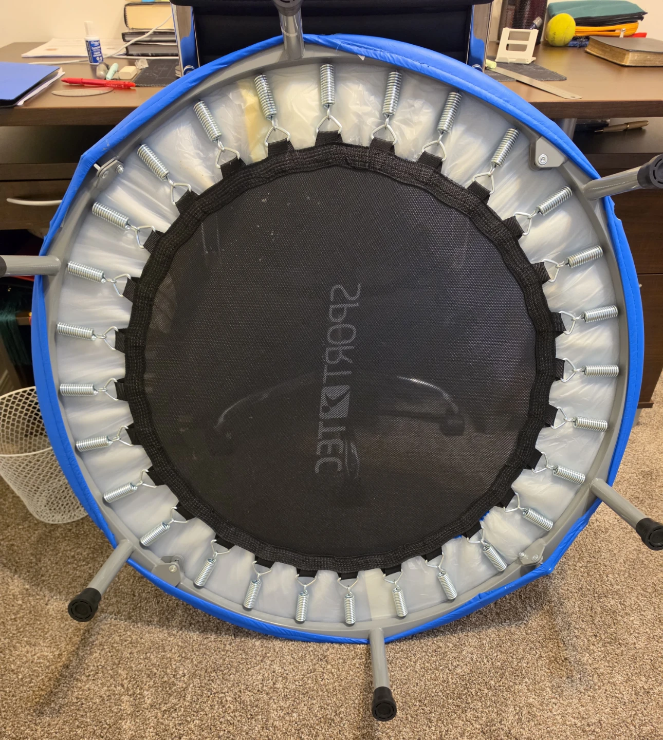 SPORTek Blue Mini Trampoline - photo 2