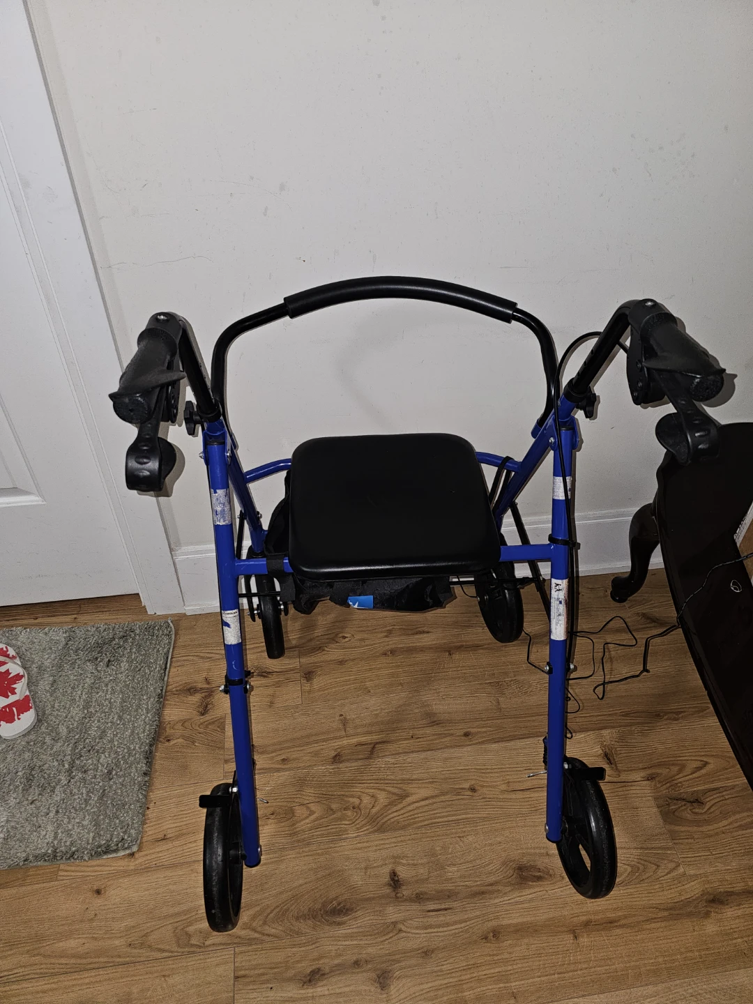 Blue Rollator Walker with Seat - photo 4