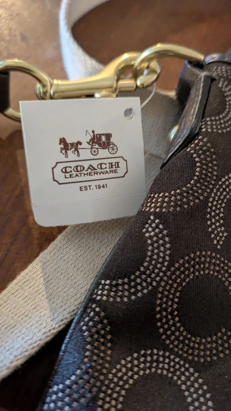 Coach Madison Dotted Opt Art Swingpack in Mahogany (B4/MA). - photo 4