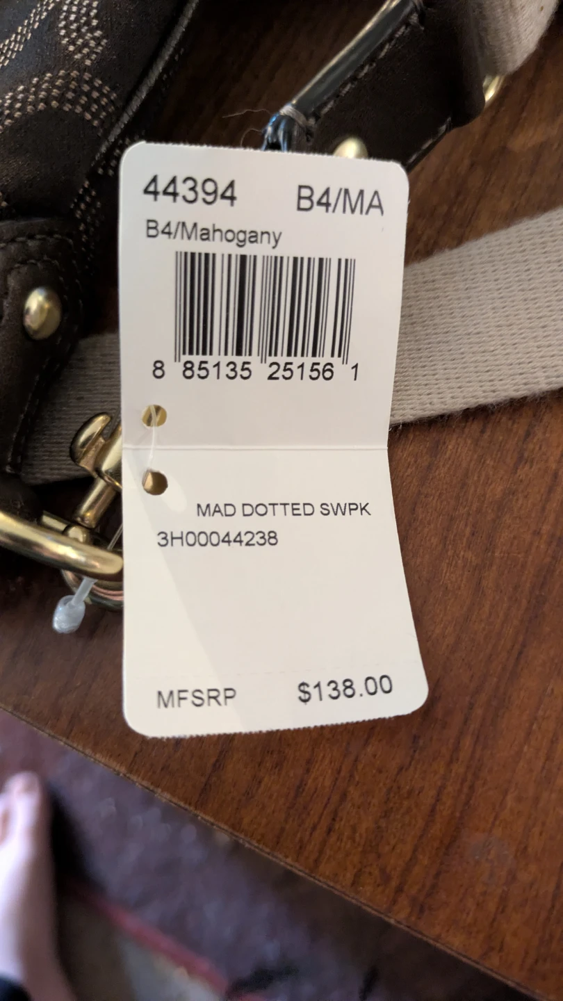 Coach Madison Dotted Opt Art Swingpack in Mahogany (B4/MA). - photo 5