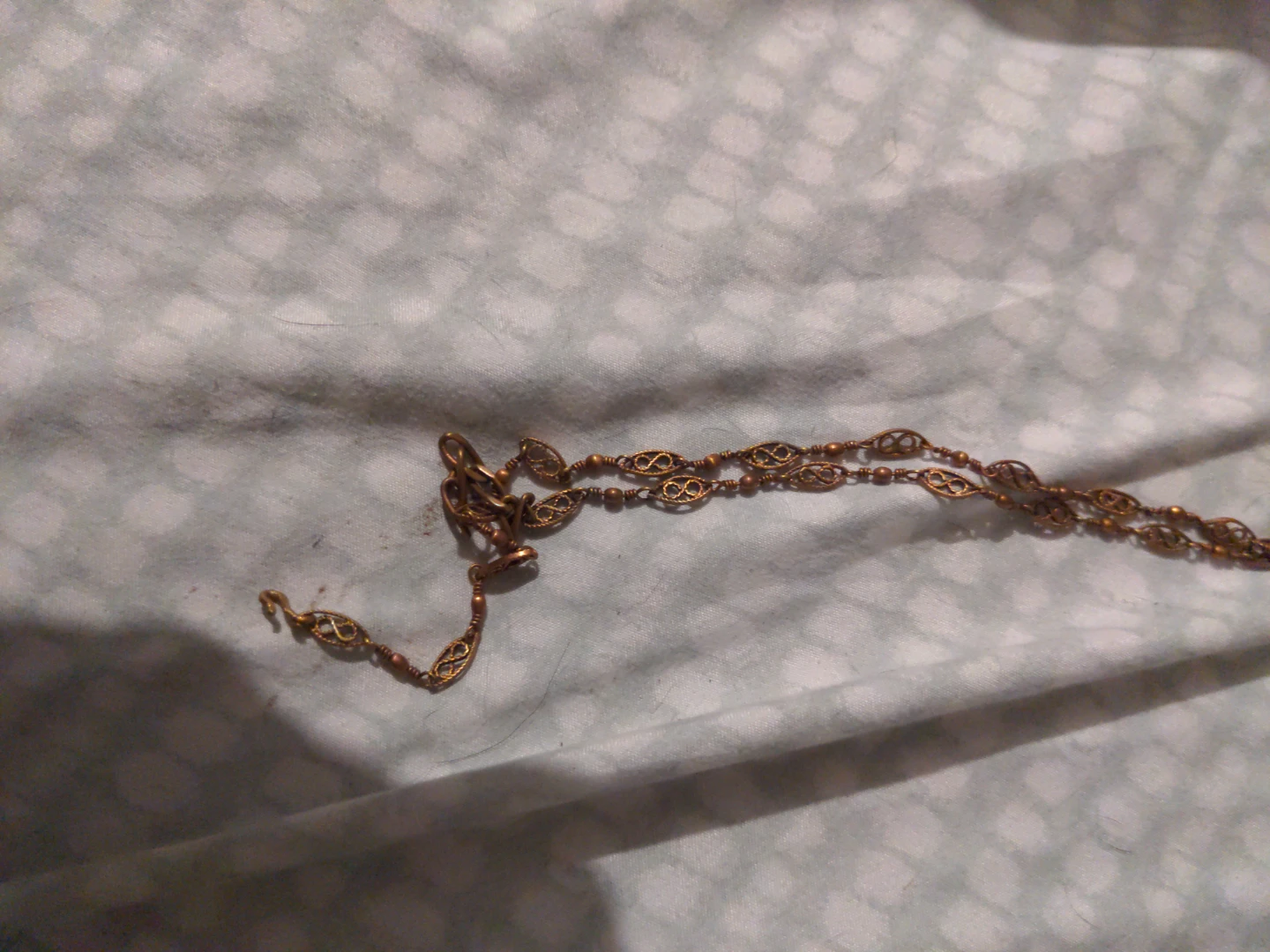 copper  Chain Necklace - photo 3