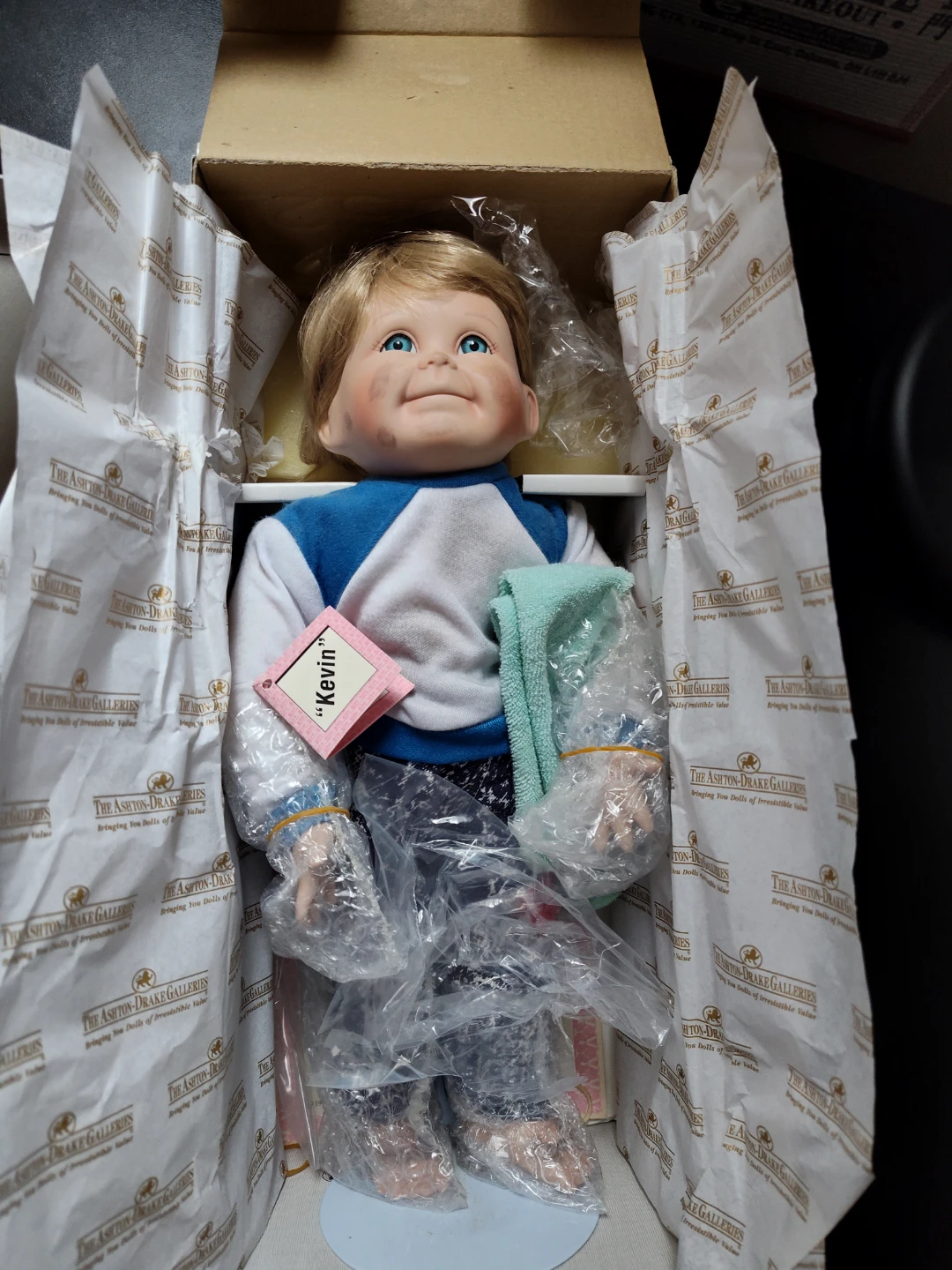 The Ashton-Drake Galleries "Kevin" Hand-Painted Doll - photo 2