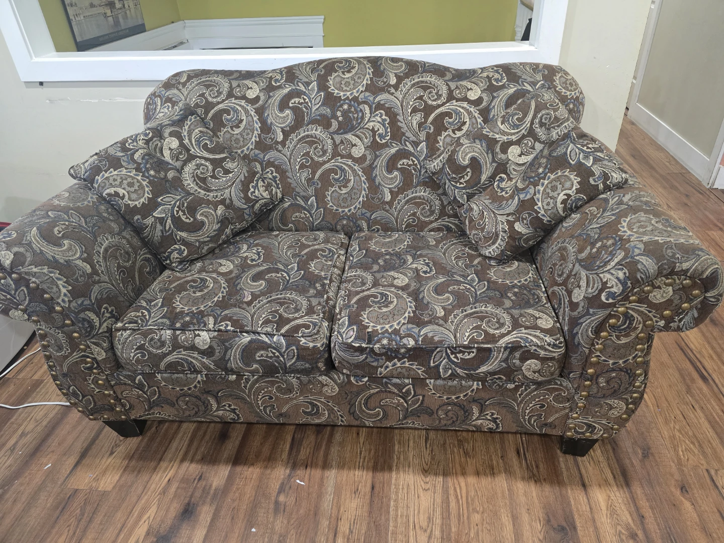 Paisley Print Sofa