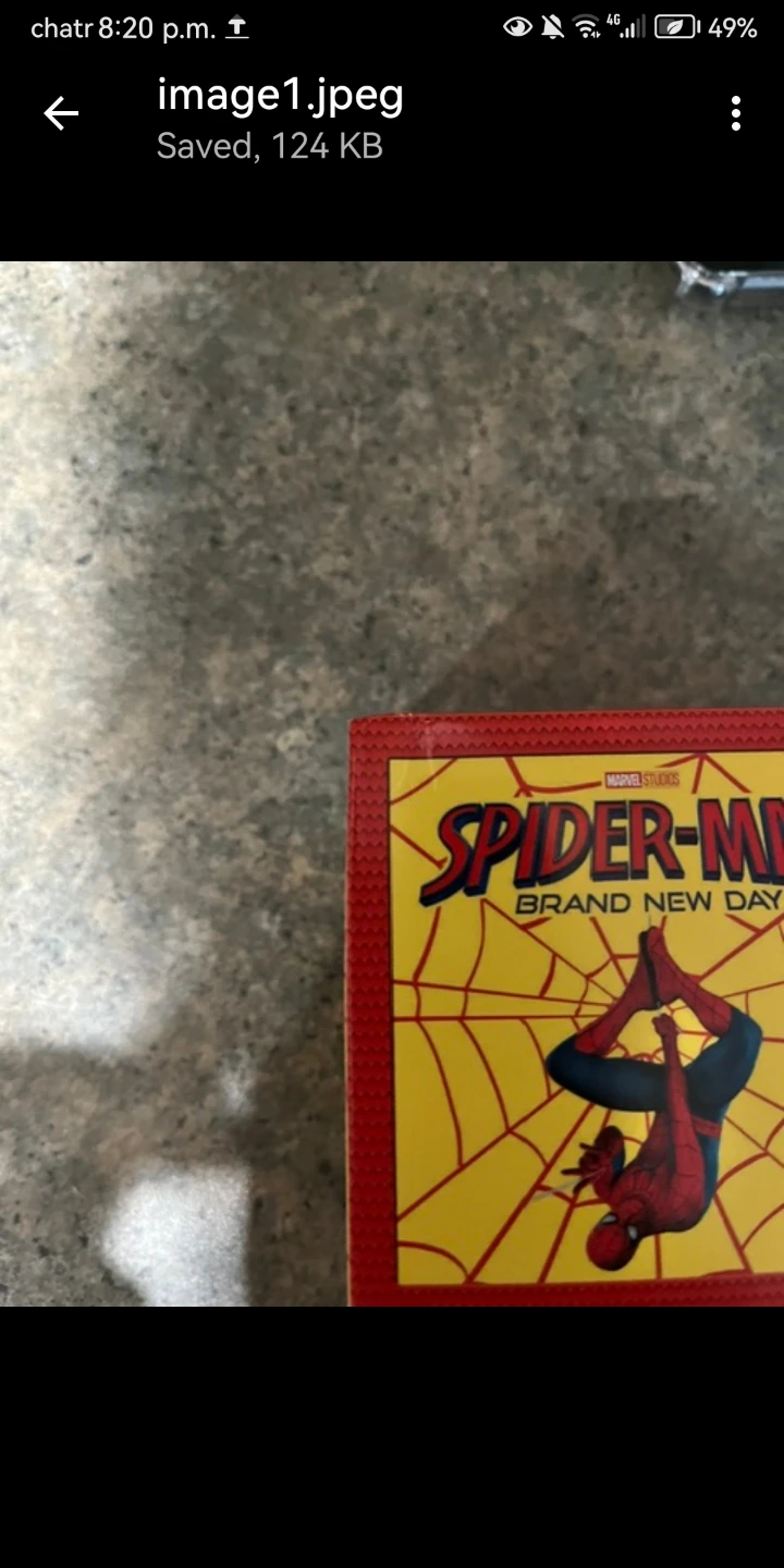 DAMAGED McDonalds Canada Spider-Man Brand New Day Happy Meal Toy - photo 3