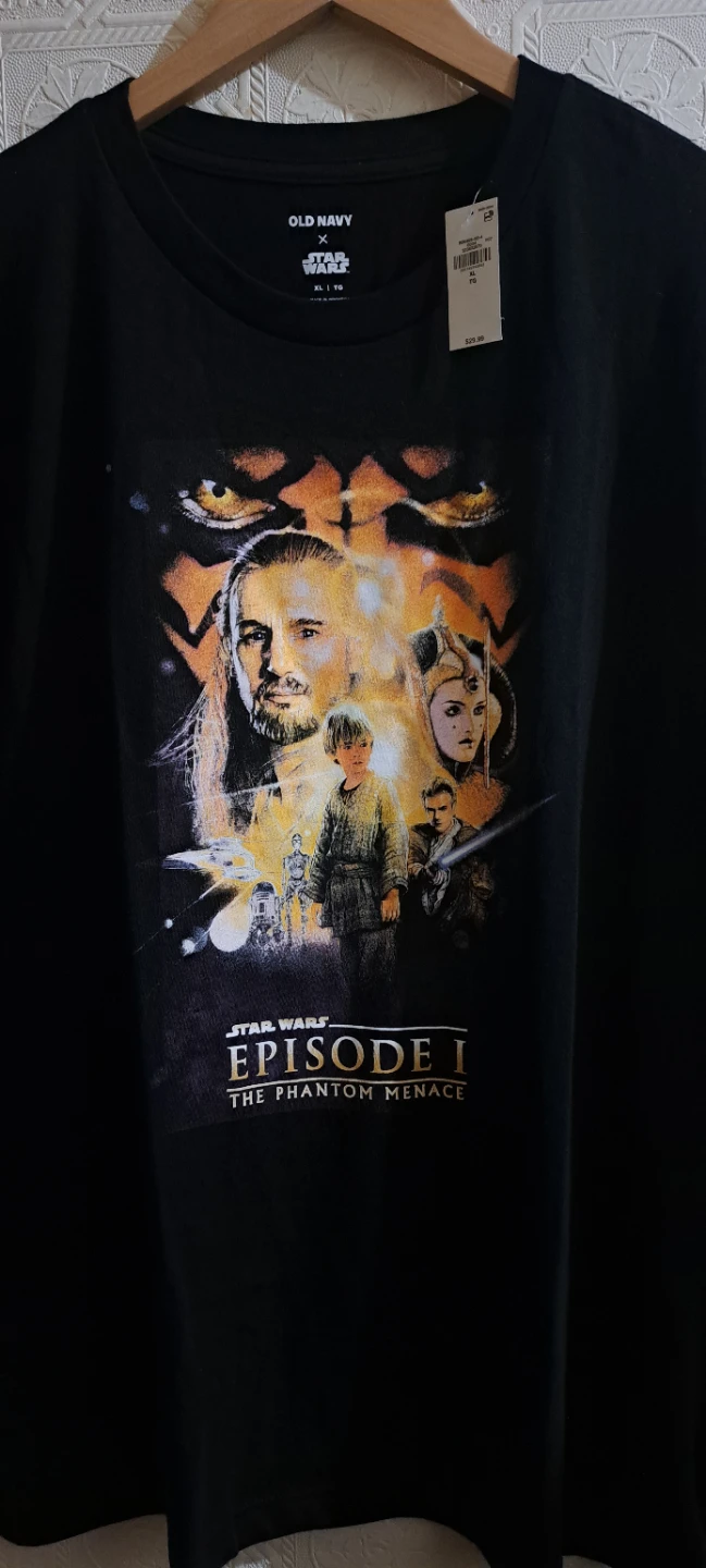 Old Navy Star Wars Episode I The Phantom Menace T-Shirt XL - photo 2