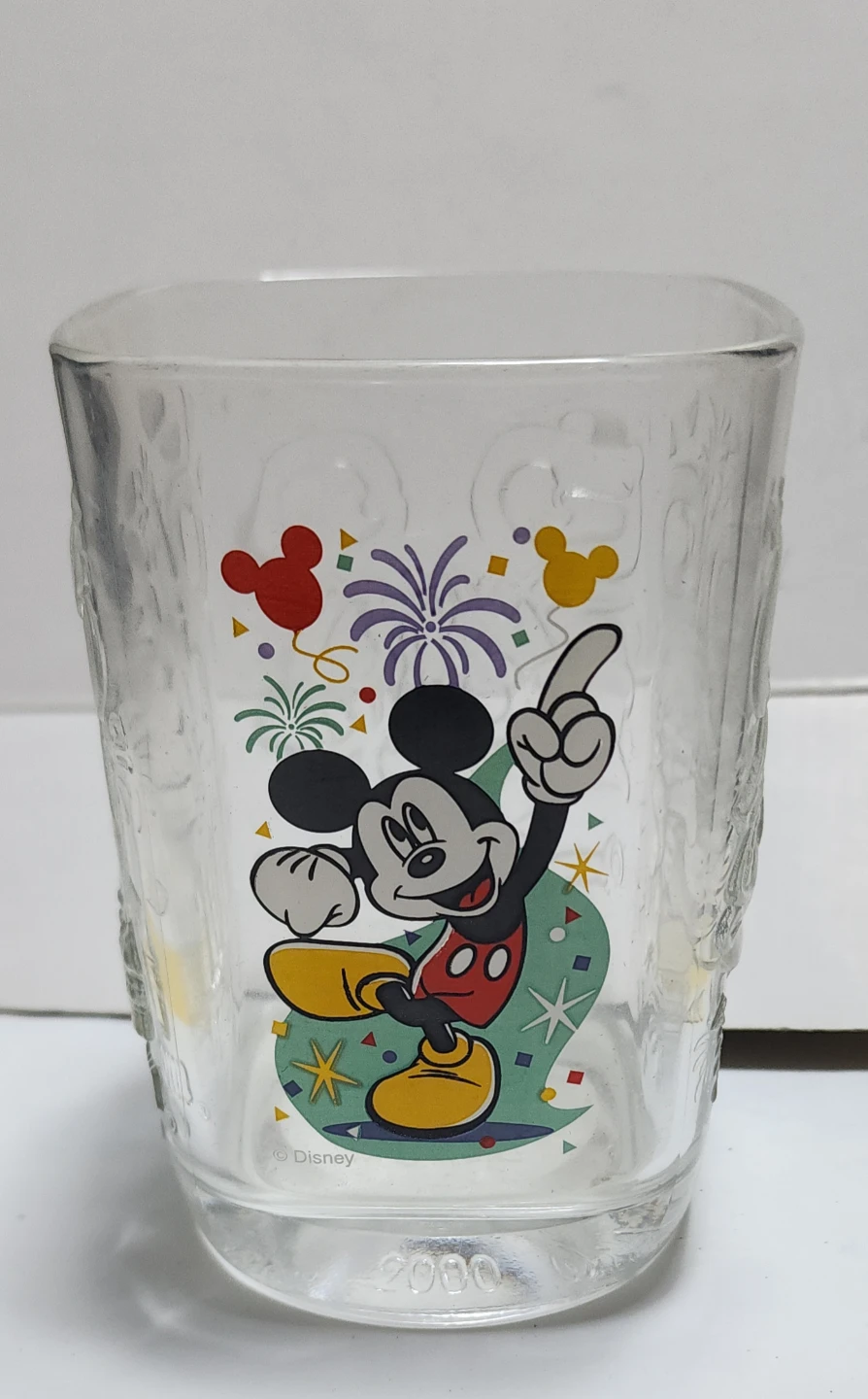 McDonald's Walt Disney World Millennium Celebration glass