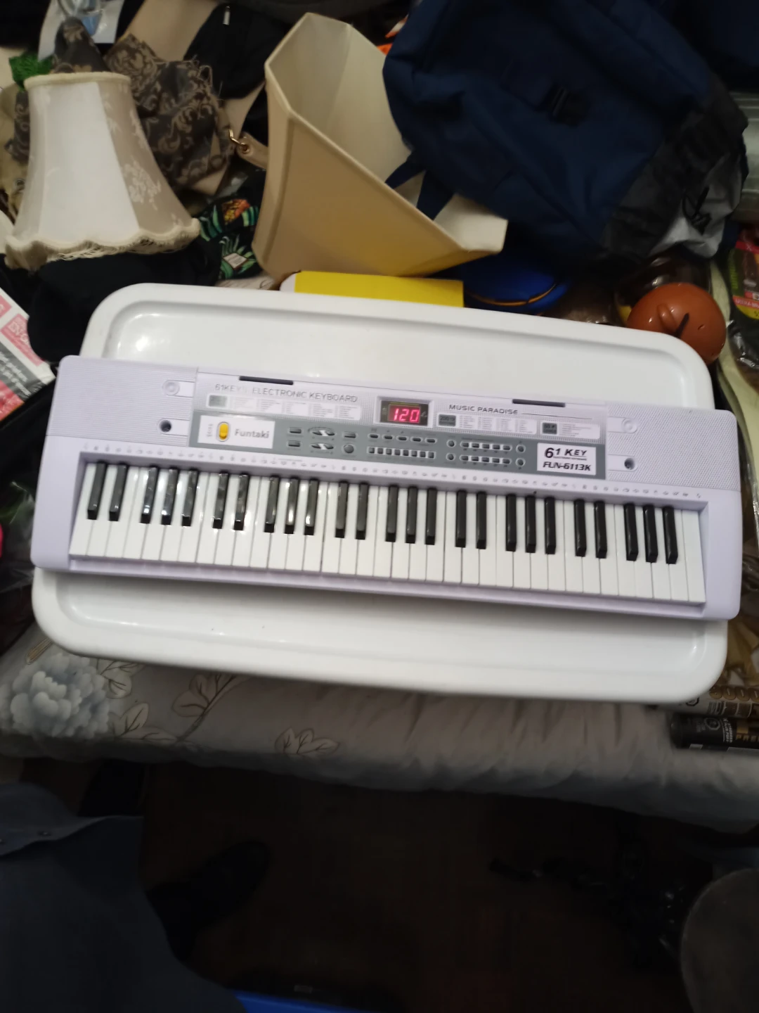 Funtaki 61 Key Electronic Keyboard - Mod# FUN-6113K
