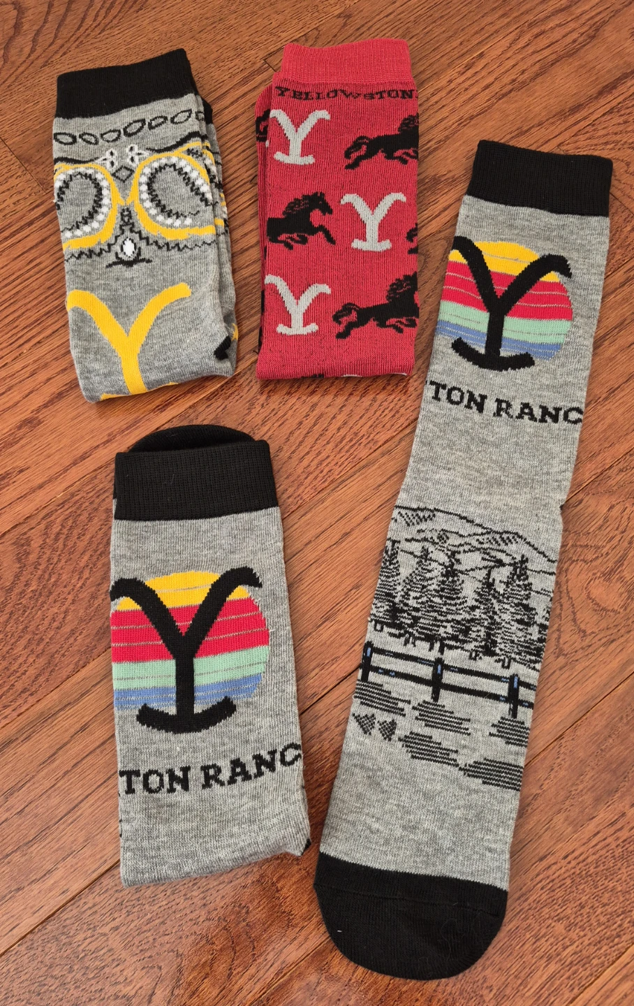 New Yellowstone themed socks. Pick up in Kitchener, $10 for all - photo 2