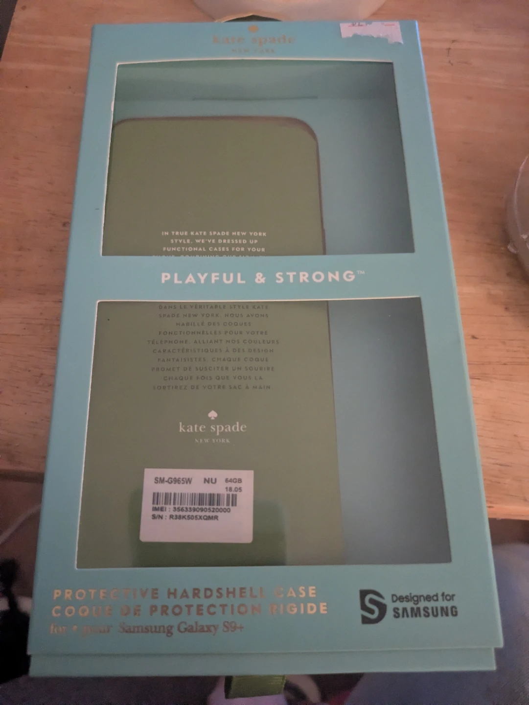 Kate Spade Protective Hardshell Case for Samsung Galaxy S9+