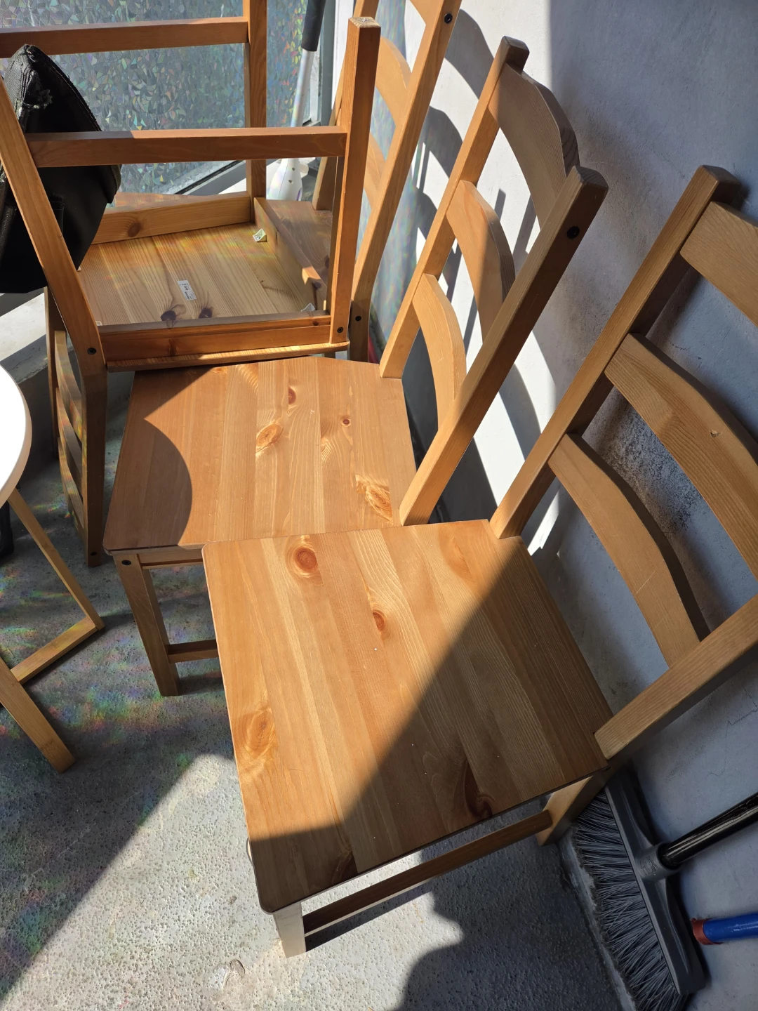 IKEA IVAR Solid Pine Wood Chairs Set of 2 - photo 2