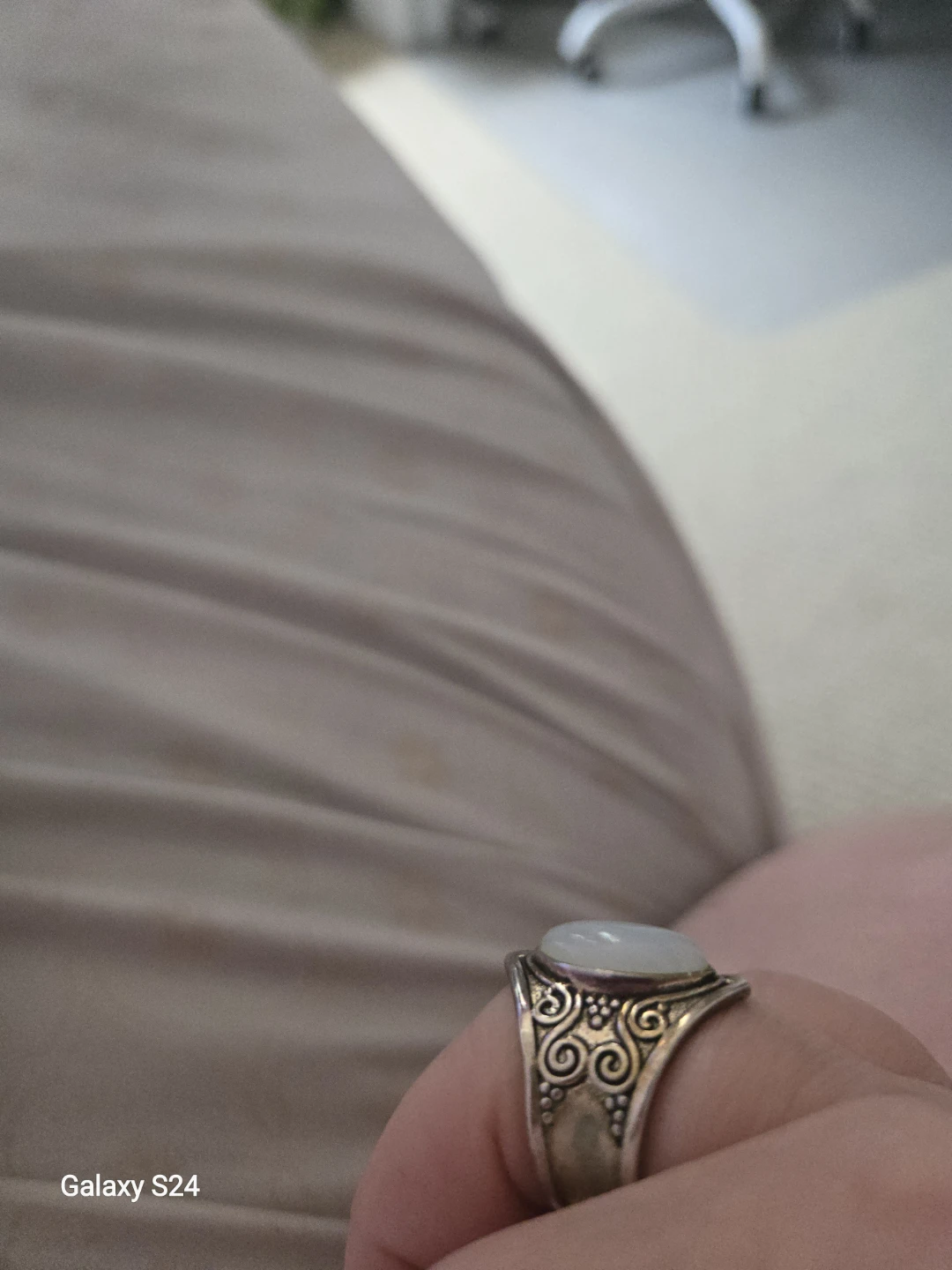Ornate Opalite Stone Ring