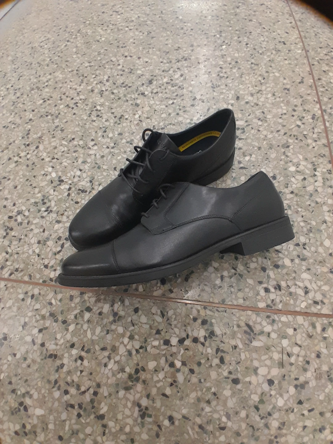 Cole Haan Black Leather Cap Toe Oxford Shoes Men's Size 10 - photo 5