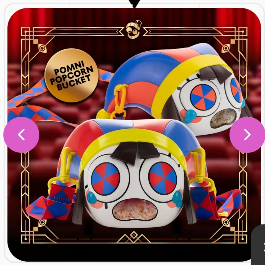 Pomni Popcorn Bucket