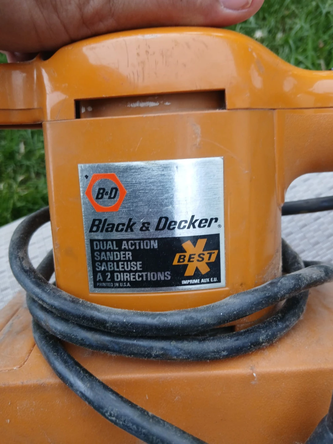 Black & Decker Dual Action Sander - photo 4