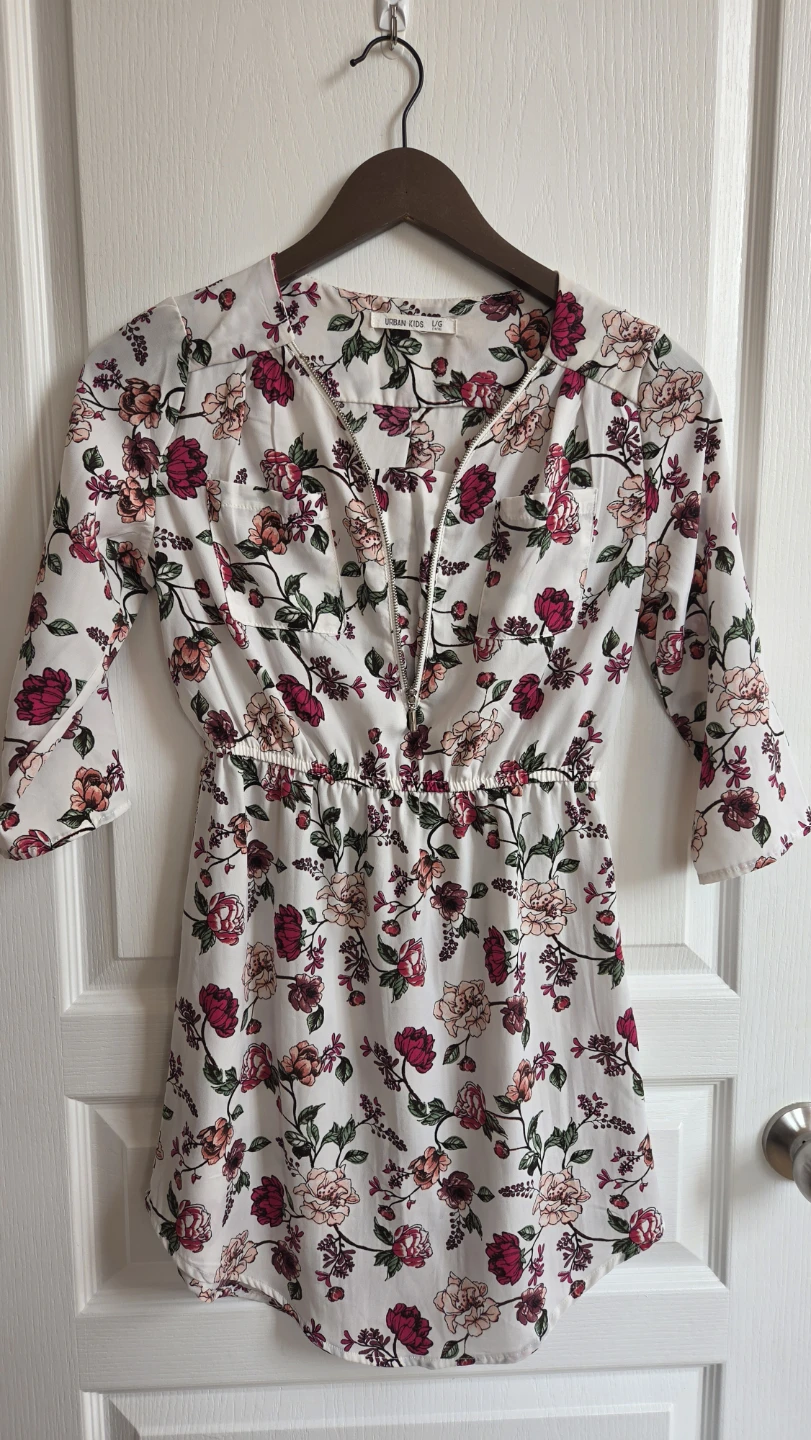 Urban Kids Floral Print Dress - Size L/G